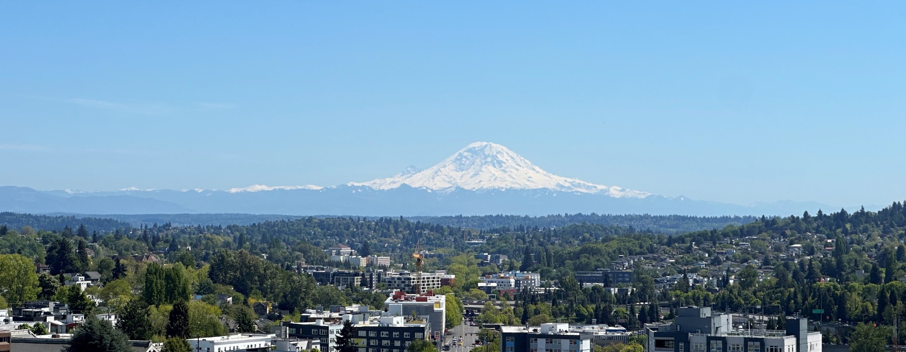 Views of Mount Rainier From Sound Flats